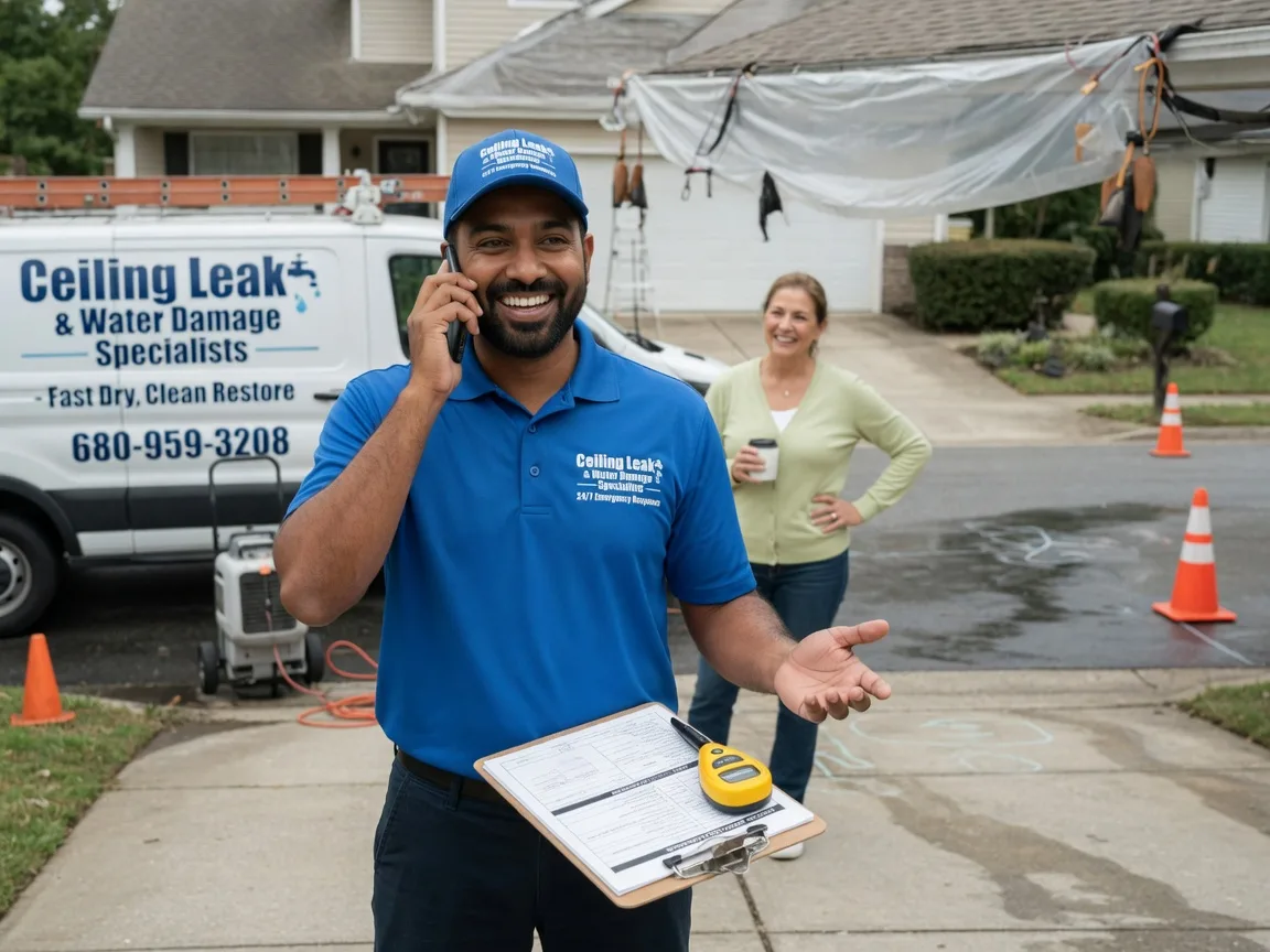 Ceiling Leak Cleanup Etowah, NC FAQs